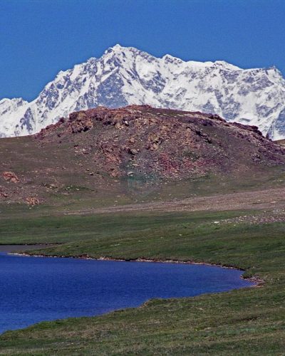 04-Nanga-Parbat-Rupal-Face-Above-Sheosar-Lake-On-The-Deosai-Plains Rupal Peak expedition Pakistan Climbing Rupal Peak Gilgit-Baltistan Astore Valley trekking and climbing Nanga Parbat Rupal Valley adventure 5000m climbing peaks in Pakistan