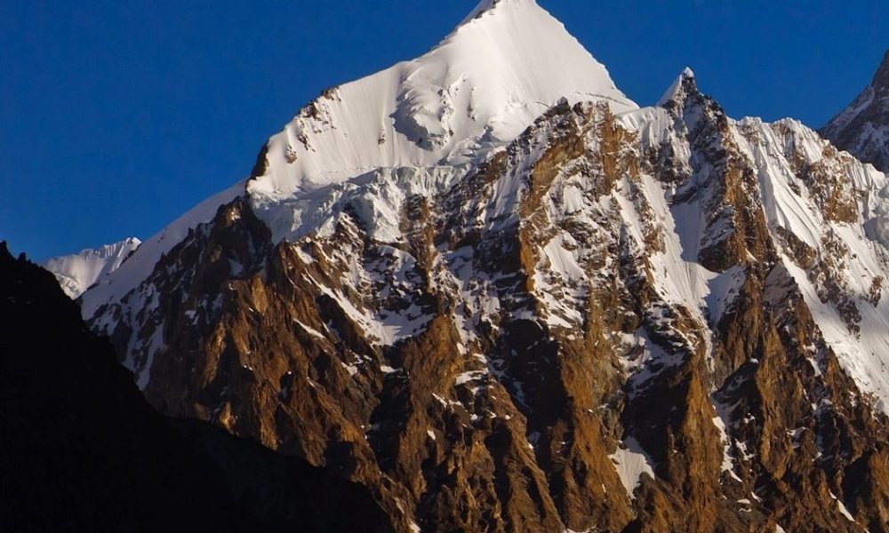 Angel Peak in the Karakoram Range Gilgit Baltistan