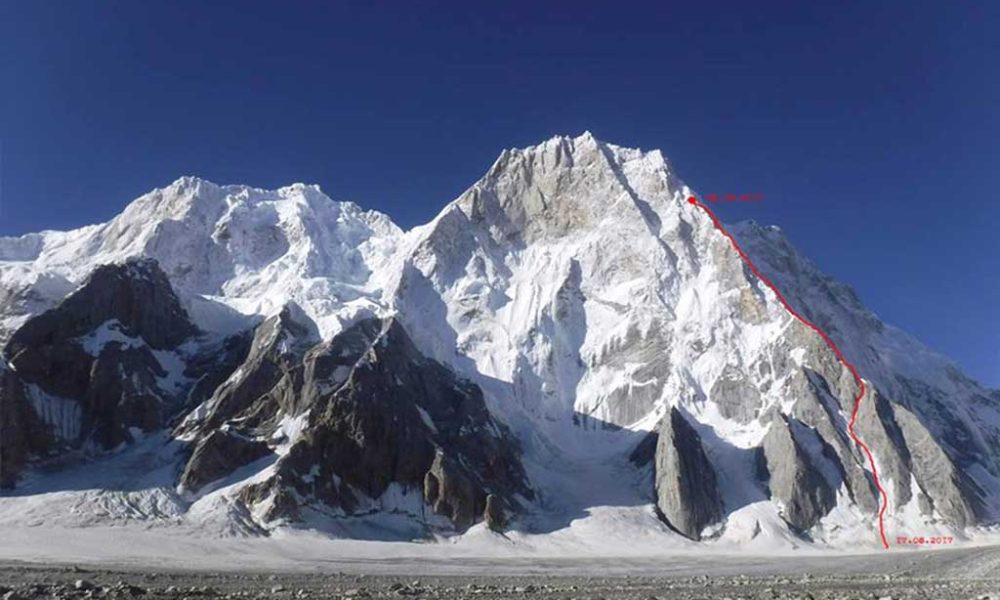 Latok Peak Gilgit-Baltistan The Ogre 6500m Pakistan Biafo Glacier trekking and climbing Gilgit-Baltistan mountain expeditions Technical climbs in Karakoram Adventure travel Pakistan High-altitude mountaineering Pakistan Biafo Glacier adventure tours