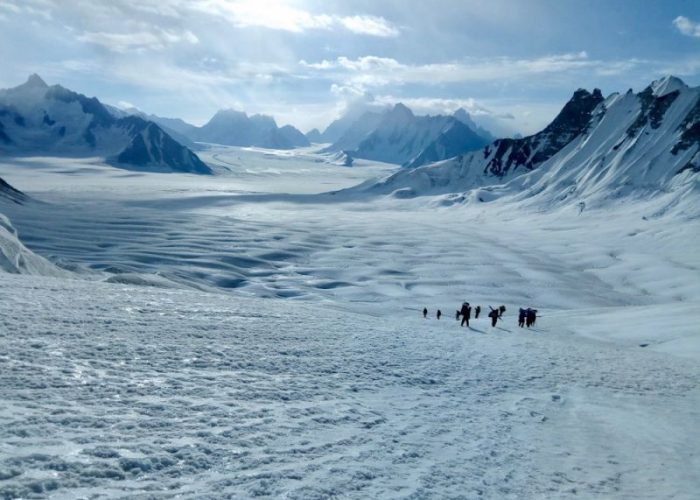 Biafo Hispar Pass Trek, Biafo Glacier trek, Hispar Glacier trek, longest glacier trek Pakistan, glacier trekking in Gilgit Baltistan, Biafo Hispar traverse, adventure treks Pakistan, Karakoram high altitude trek, Nagar to Baltistan trek, Chogholingsa Treks